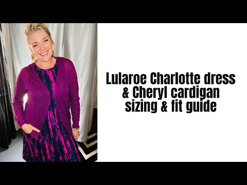 Lularoe Charlotte tank dress & Cheryl Cardigan - YouTube