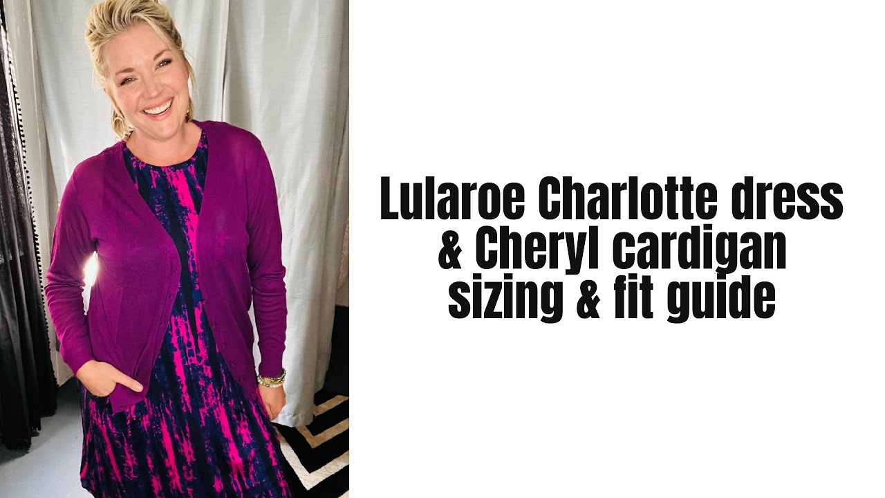 Lularoe Charlotte tank dress & Cheryl Cardigan - YouTube