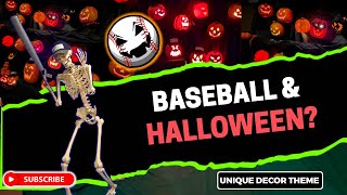 HALLOWEEN PARTY ALERT A Haunted Baseball Game Spooky Halloween Decorations Count Us In