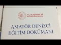 AMATÖR DENİZCİ BELGESİ NASIL ALINIR?