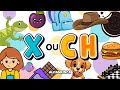 X ou CH? Completar palavras - Estudar ortografia - Aprender a escrever corretamente as palavras