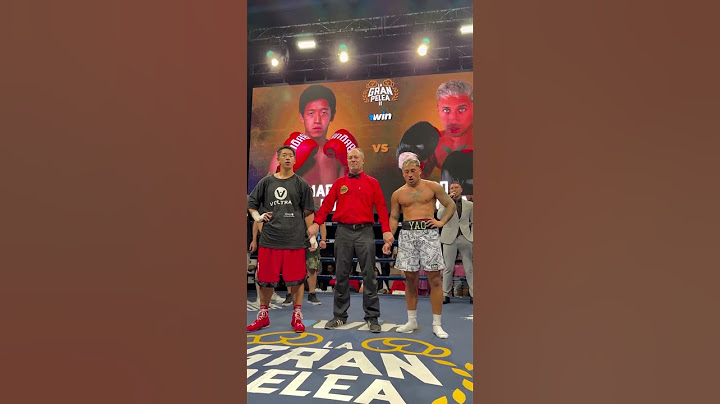 YAO CABRERA LE GANÓ A MARTÍN KU! 🥊🔥