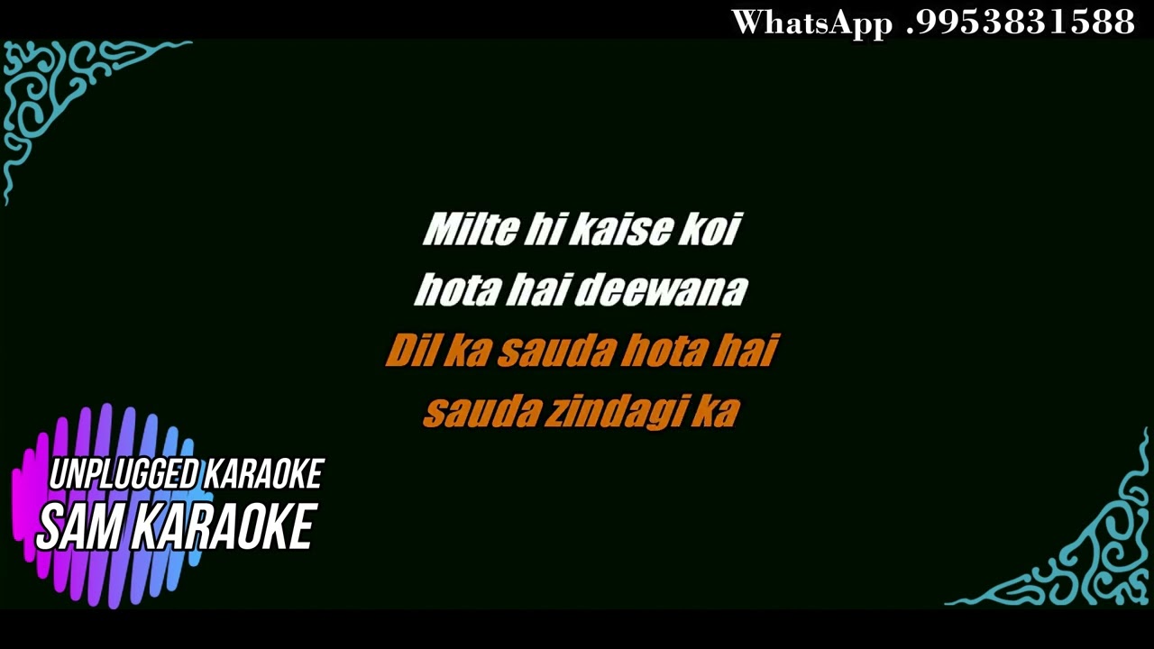 Yeh Ladka Hai Allah  Remix  Karaoke 