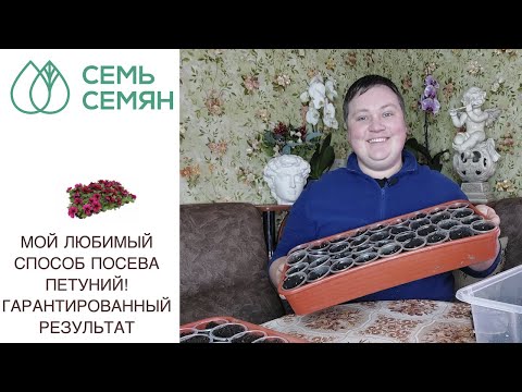 ПРОВЕРЕННЫЙ СПОСОБ ПОСЕВА ПЕТУНИЙ НА РАССАДУ!