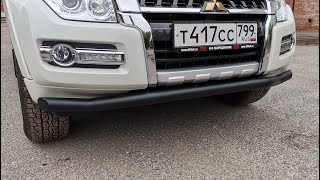 Новый лайт-бампер РИФ для Mitsubishi Pajero IV Обзор и установка