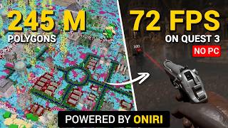 How Oniri Turned a 245M-Polygon 3D Scene Into a Meta Quest 3 VR Game (72 FPS) - Deagle Jack