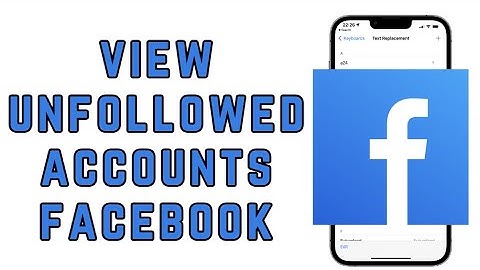 How to View Unfollowed Accounts on Facebook (2025)