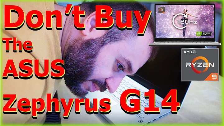 ASUS Zephyrus G14: A Disappointing Choice for Gamers and Content Creators