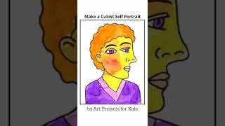 How to make a Cubist Self portrait