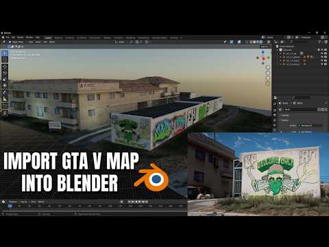 How to import the GTA V Map into Blender using Codewalker and Sollumz
