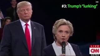 5 most awkward moments from the second presidential debate