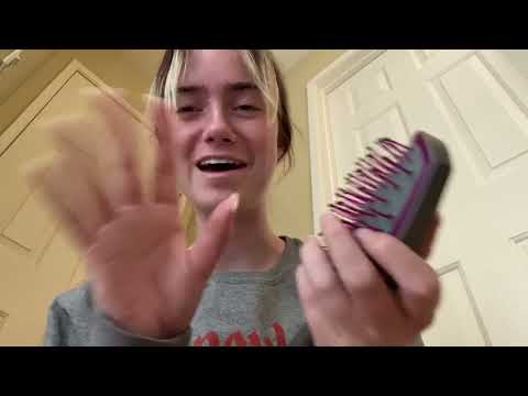 lofi brushing your hair asmr | 3-MINUTE TINGLES