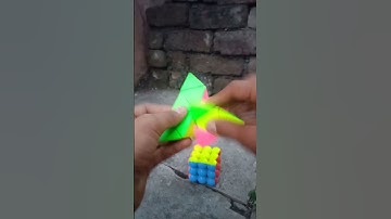 pyramix cube solving magic tricks on #pyramix #balloon #monkey #pyraminx #cubes