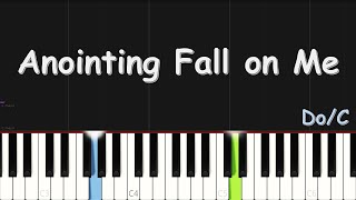 Ron Kenoly - Anointing Fall on Me | EASY PIANO TUTORIAL BY Extreme Midi