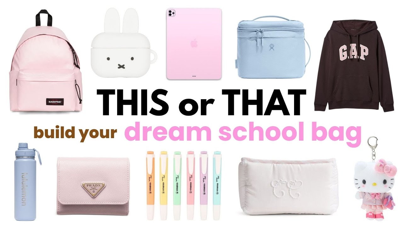 Build Your DREAM SCHOOL BAG 🎒✏️📚 | THIS or THAT