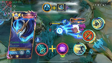 NEW META GUSION TRUE DAMAGE BUILD 2025 (recommended build) legends skin build 