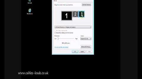 How to setup Multiple Displays in Windows VISTA