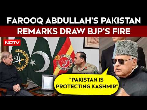 Farooq Abdullah News | "Pakistan Is Protecting Kashmir": Farooq's Remarks Draw Sharp BJP Reaction