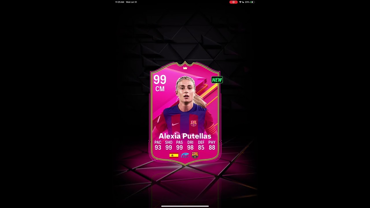 Getting 99 Alexia putellas