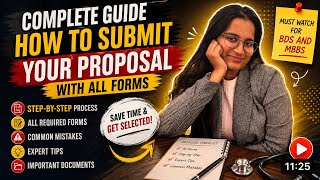 How To Submit ICMR STS Proposal Step-by-Step 🔥 | MBBS & BDS Students MUST WATCH