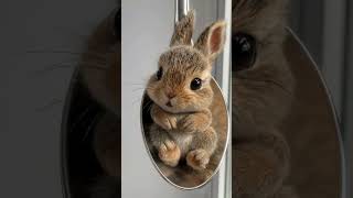 Tinnyy cute bunny #TinyAnimals #MicroAnimals #CuteAnimals #MiniBunny #RealisticAnimals #AnimalLovers
