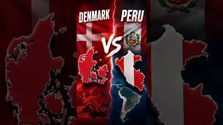 Denmark vs Peru 🇩🇰🇵🇪 | Map Comparison | Country Size & Geography Comparison