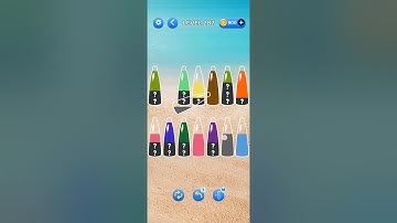Level 287 Water Sortpuz Color Puzzle Games Play #puzzle #videos  #braintest #watersortpuzzlesolution