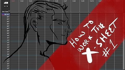 Opentoonz Tutorial - How To Work The X-Sheet 1