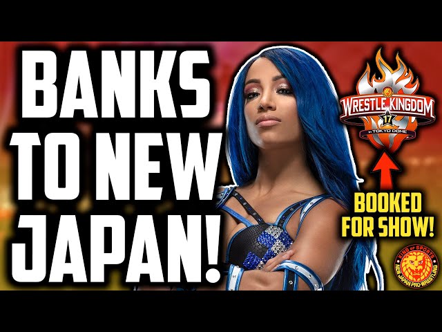 Ex-WWE star Sasha Banks appears at New Japan's Wrestle Kingdom