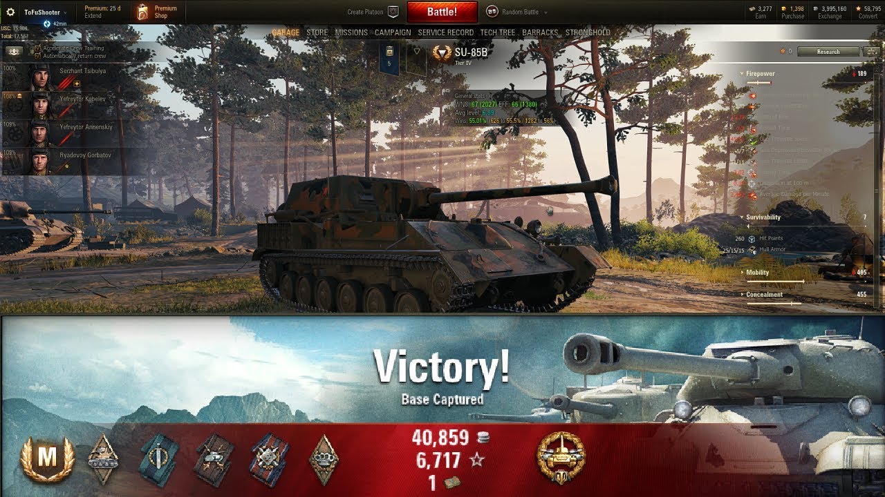 25. World of Tanks SU-85B Ace Tanker