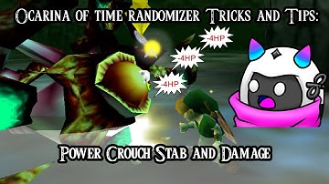 Ocarina of Time Randomizer: Power Crouch Stabs and Damage Guide