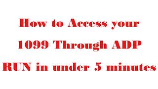 ADP 1099 Access