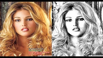How To Create a Pencil Drawing From a Photo In Photoshop - Line Drawing Effect
