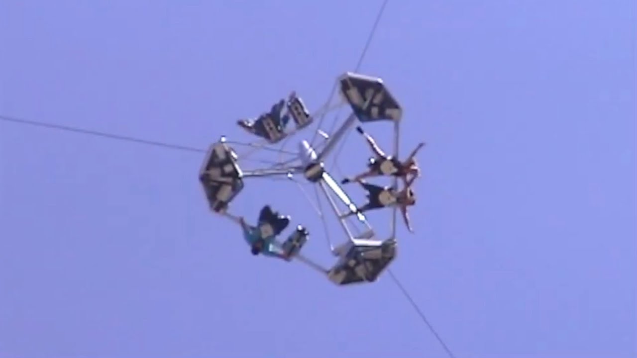 Off-ride of Thrill Shot - Six Flags Magic Mountain - 2001 - YouTube