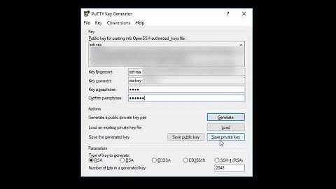 Generating SSH Key with Putty Key Gen