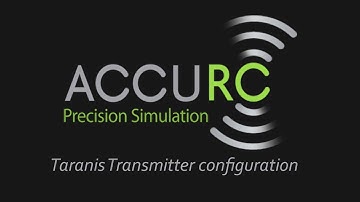 Configuring a Taranis transmitter for use with AccuRC
