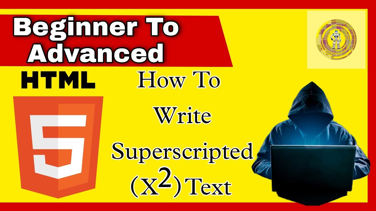 How to Write Subscripted Text In HTML / Beginner To Advanced Level / HTML 