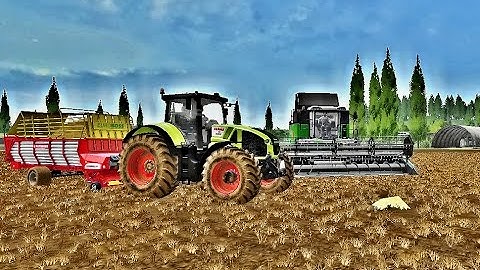 Farming Simulator 2017  COURSEPLAY Harvesting, Unloading, Selling straw