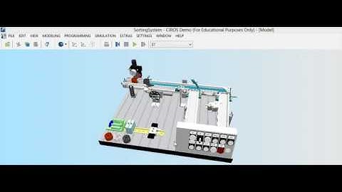 Simulación de estación Sorting - CIROS