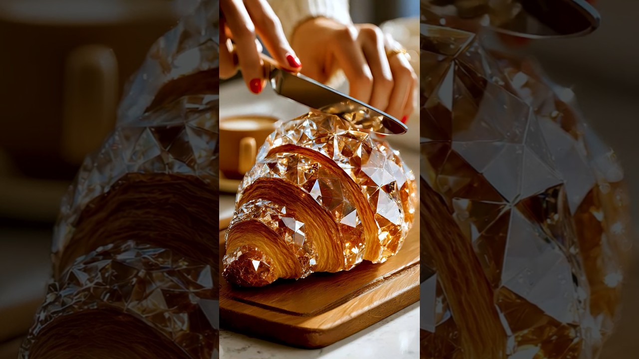Crystal Croissant ASMR Unreal Sounds & Pure Visual Bliss
