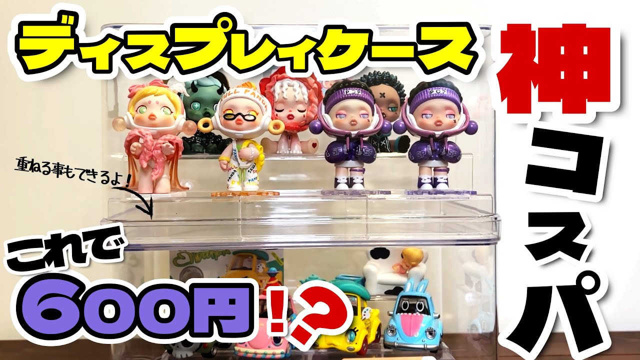Best value for money, a super cheap display case for just 600 yen