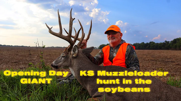 Opening Day GIANT! A Kansas Muzzleloader Hunt In The Tall Soybeans