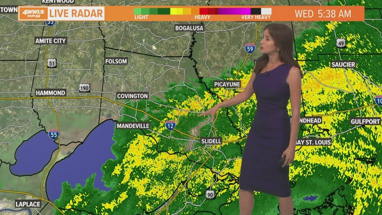 Rain finally breaks up on Wednesday, flash flood watch still in effect ...