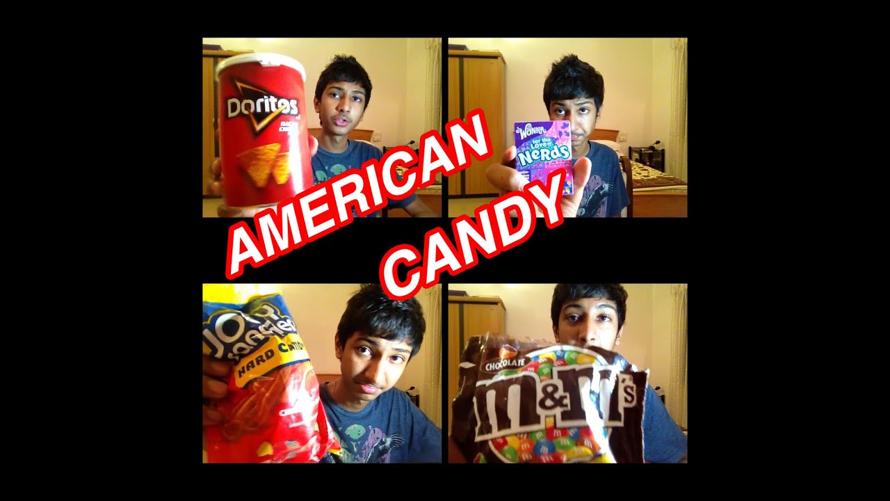 INDIAN TRYING AMERICAN CANDY!!!!