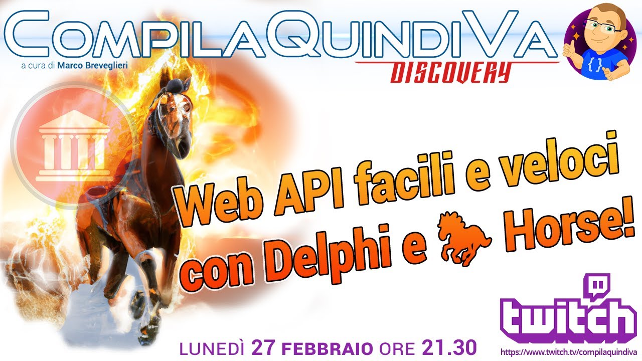 Discovery - Web API facili e veloci con Delphi e 🐎 Horse Web Framework!