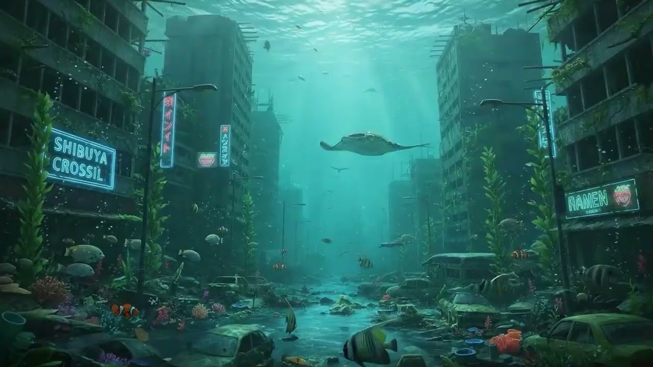 Overgrown Earth — Post-Apocalyptic Jungle City | Cinematic Ambient Music for Sleep & Focus