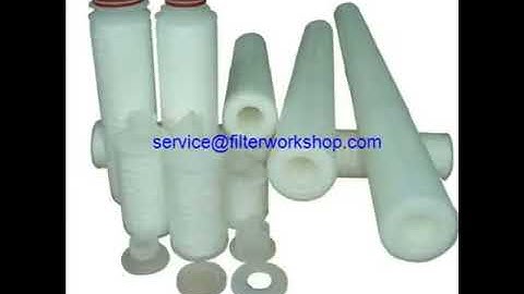 pleated filter cartridge machine