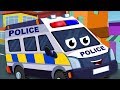 Polis van untuk kanak-kanak | Video basuh kereta | Kereta mainan kanak-kanak | Police Van