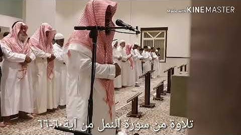 تلاوة من سورة النمل من آية ٦٠ -٦٦  من قيام ليلة ١٤٤٠/٩/٢٢
