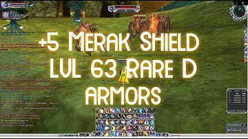 +5 63 Shield, Rare D Armors Defense Test @ Jetso Island - RF Online PlayPark PH Desolation